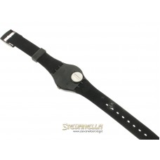 SWATCH Fortnum classic quarzo cassa e cinturino plastica nera new